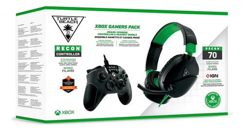Pack Control + Audifonos Turtle Beach Recon70 Xbox One Nuevo