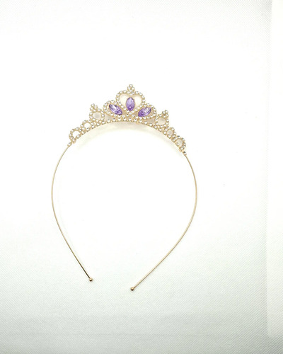 Diadema Corona Niña Dorada Princesa Xv Años