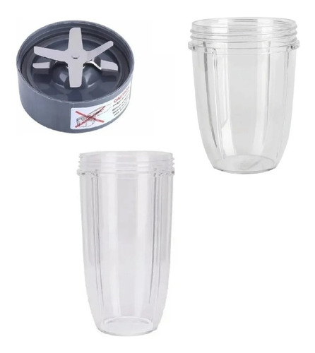 2 Vasos Para Nutribullet (18 Y 32 Oz) Con Cuchilla