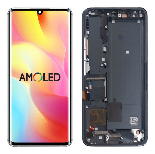 Pantalla Lcd Amoled Con Marco Para Xiaomi Mi Note 10/lite