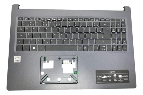 Carcaça Base Superior Para Acer Aspire A515-54 Eazau00205a