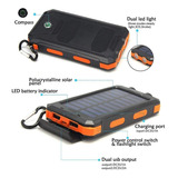 Solar Charger Power Bank 20000mah Waterproof Portable Extern