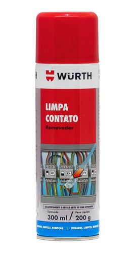 Limpa Contato Alta Performance Profissional Elétrico Wurth
