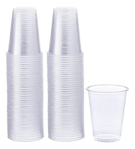 Vaso Plastico Desechable 7 Oz -200 Ml 100 Unidades