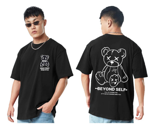 Remera Oversize Osos Bears - Aesthetic Unisex Tendencia Moda