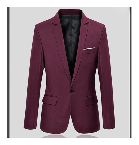 Trajes Para Caballero Blazer De Una Pieza Casual