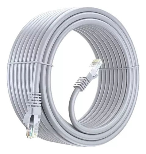 Cable De Red Rj45 Cat 5e 20 Metros Internet Ethernet Armado