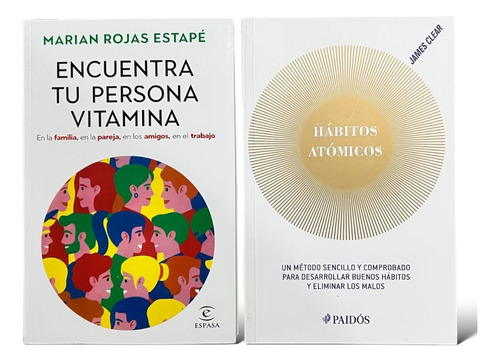 Pack X2- Encuentra Tu Persona Vitamina + Hábitos Atómicos