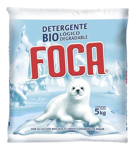 Detergente Para Ropa Biológico Y Biodegradable Foca 5kg