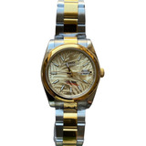 Reloj Rolex Datejust Automatico Zafiro 36mm Bitono Dama Palm