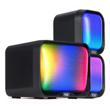 Caixa De Som Bluetooth Rgb Home Theater Subwoofer P2 Tv Usb