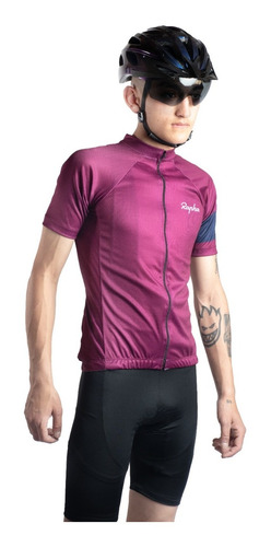 Jersey Ciclismo Ruta Mtb Rapha Morado Manga Corta