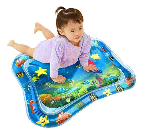 Alfombra De Agua Inflable Sensorial Para Bebe 