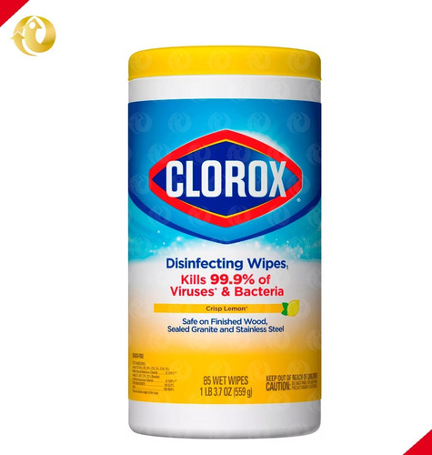 Pañitos Desinfectante Clorox Elimina 99,9% Virus Y Bacterias