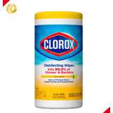 Pañitos Desinfectante Clorox Elimina 99,9% Virus Y Bacterias
