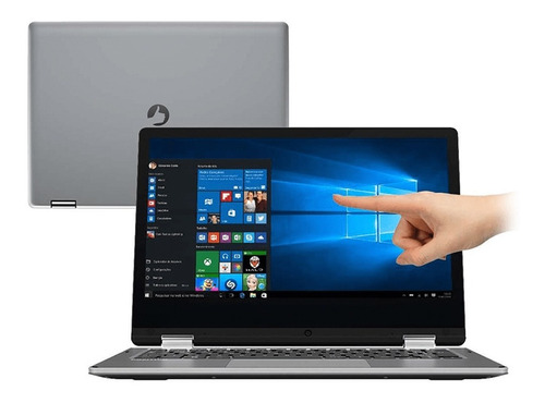 Notebook Positivo Motion Duo Q432a Intel Tela Touch 11.6''