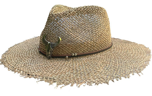 Sombrero Australiano Yute Desflecado Compañia De Sombreros