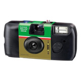 Câmera Descartável Fujifilm Simple Ace Iso C/ Flash 27 Poses Cor Preto