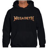 Buzo Canguro Estampado Personalizado Megadeth