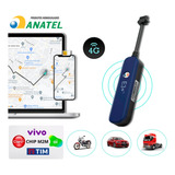 Rastreador Gps Bloqueador Veicular Com Aplicativo + Chip M2m