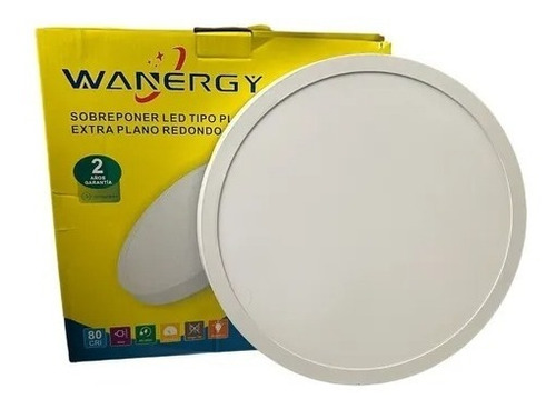 Lampara De Sobreponer Plafon Led 24w Redonda Luz Calida