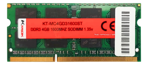 Memória 4gb Ddr3l Notebook Gateway Ne56r13b