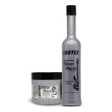 Kit Shampoo Silver Black E Mousse Silver Black Coiffer