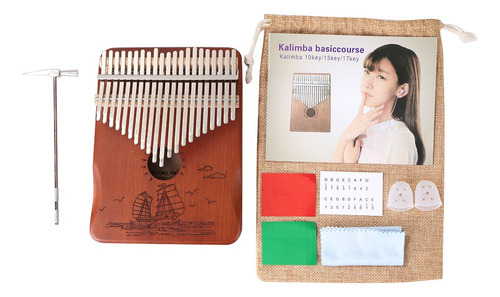 Piano Kalimba De 21 Teclas | Instrumento Musical Portátil Mb