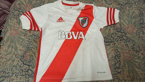 Remera De Fútbol Para Niño De River  adidas Talle 8