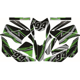 Stickers Para Moto 150z Verde Modelo Viejo Mod-43