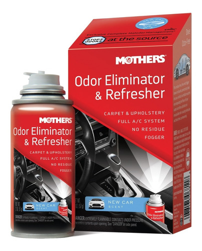Mothers Eliminator - New Car Scent / Eliminador De Olores.