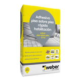 Pegamento Cerámicas Piso Sobre Piso 12hs Weber 30 K Mm