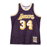 Mitchell And Ness Jersey Wildlife Shaquille O'neal La Lakers