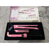 Kit Planchas Royale Pink Stripes Soft Touch 110v/240v