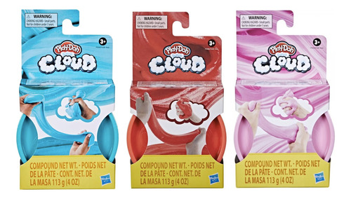 Play-doh Super Cloud Slime 3 Masas Hasbro