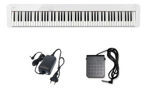 Piano Digital Casio Privia Px-s1100 Pedal E Fonte - Branco