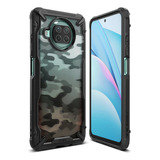 Estuche Funda Forro | Para Xiaomi Mi 10t Lite | Ringke Fusion X | Color Camo / Camuflado | Protección Antichoque | Acabados Premium