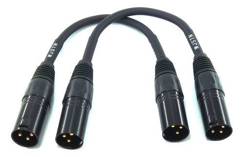 Wjstn -060 Xlr Macho A Macho, Cable Adaptador De Extensin Xl