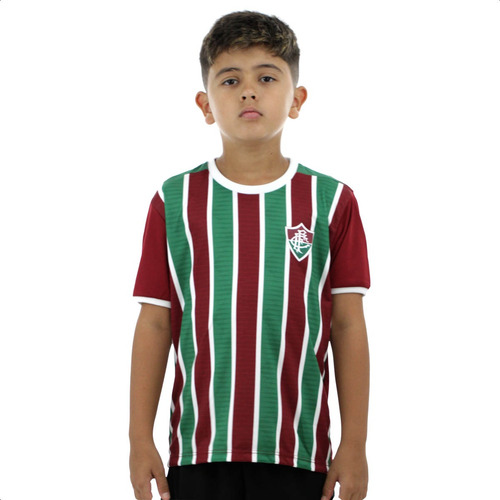 Camiseta Infantil Fluminense Tricolor Camiseta Oficial
