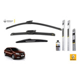 Kit 3 Plumas Wiper Limpiabrisas Renault Logan 2018 Original