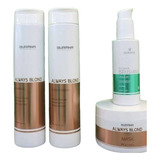 Kit Always Blond Home Care Matizante 4x1 Burana Cosméticos 