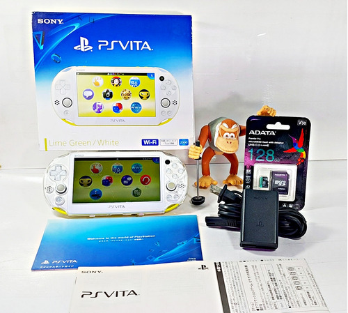 Consola Sony Playstation Vita Slim Lime Green 128gb + Juegos