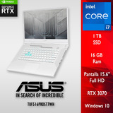 Notebook Asus Tuf Dash Tuf516 I7-11375h 1tb Ssd 16gb Ram Rtx