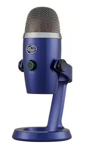 Microfone Usb Blue Yeti Condensador Nano Azul