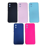 Funda Silicona Silicone Case Cubre Cam Para Samsung A03 Core