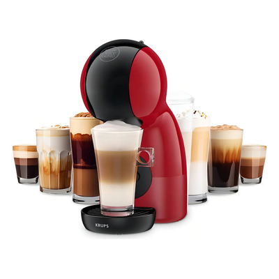 Cafetera Dolce Gusto Piccolo Rojo\u002Fnegro, Krups, Kp1a0pmx | Meses sin interés