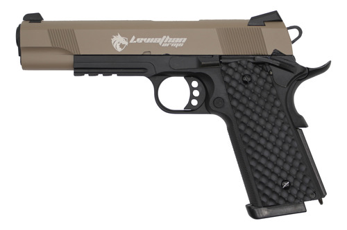 Pistola Airsoft Leviathan Arms 1911 Meu Tan/bk / Redspot_cl