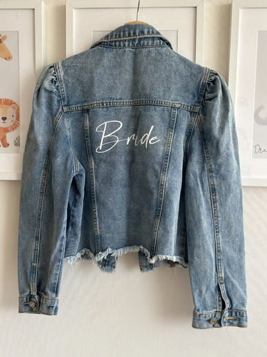 Chaqueta De Jeans Bride Novia