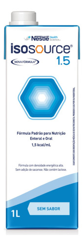 Isosource - 1.5 Nestlé Suplemento - 1 Litro (sabor Baunilha)