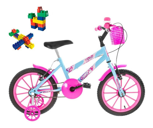 Bicicleta Infantil Cestinha Pezinho Aro 16 Ultra Kids Nfe